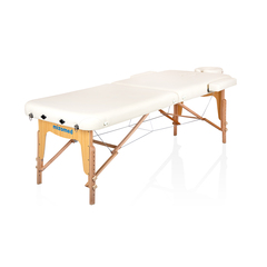 Массажный складной стол Mizomed Premium Pro 2 XL (80см) кремовый