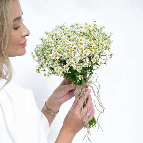 Букет из танацетумов