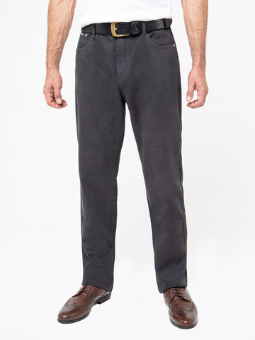 Плотные джинсы цвета серого графита из премиального хлопка / Распродажа