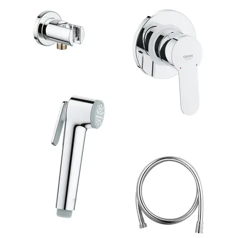 Grohe BauEdge 124898 Комплект гигиенического душа со смесителем