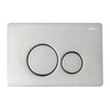 Abber Rechteck AC1201-AC0105-AC0121 Комплект подвесной Унитаз белый с инсталляцией AC0105 и кнопкой AC0121 хром