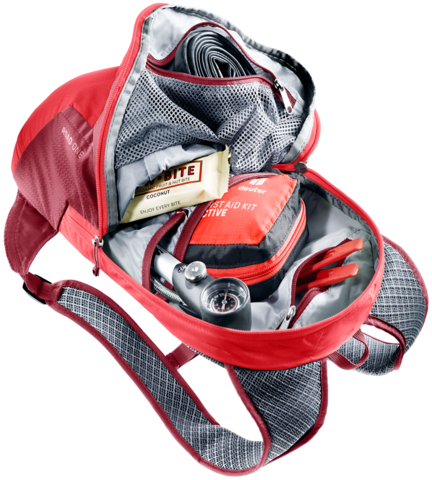 Картинка рюкзак велосипедный Deuter Road One 5 Cherry/Masala - 3