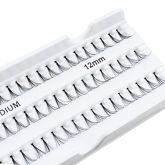 TF Пучки ресниц Individual lashes М202 12мм Medium черный
