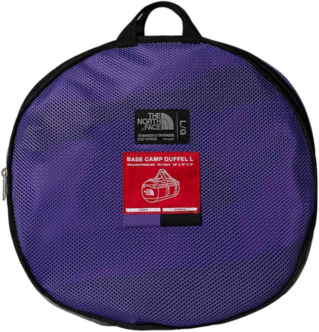 Картинка баул The North Face Base Camp Duffel L Purple-Black - 6