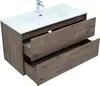 Aquanet 298567 Тумба с раковиной Lino 100 (Flat) Дуб Веллингтон (298567)