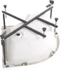 Aquanet 225376 Поддон OPTIMAL 1/4круга акр.90х90х35 (225376)