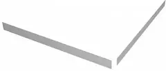 Cezares TRAY-S-A-80-SCR-W TRAY-S-A-80-SCR-W Экран плоский из искусственного мрамора 800х800х135, белый (Bianco) фото