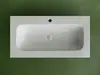 Ceramica Nova CN7019 CN7019 Раковина накладная Element с отверстием  под смеситель 910*457*137мм, цвет белый