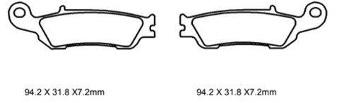 Колодки  G-brake   GM-02058S
