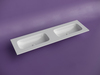 Ceramica Nova CN7023wx Раковина мебельная Grace прямоугольная 1610*457*137, с двумя чашами без отвер. под смесител