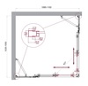 BelBagno LUCE-AH-22-110/105-C-Cr LUCE-AH-22-110/105-C-Cr Душевой уголок