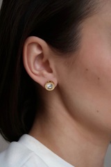 Пусеты РИМСКИЕ ЦИФРЫ gold