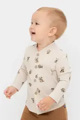 рубашка  для мальчика  КР 302705/бежевый,сафари к542