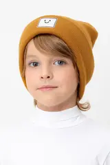 шапка  для мальчика  КВ 20397/ш/горчица