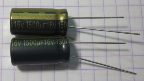 1500,0x16V 105C комп. Jamicon WL