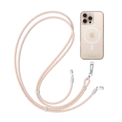 Кабель-шнурок Satechi OntheGo Crossbody Lanyard Cable 60W Зарядный кабель - ремень через плечо, 1,5м, розовый