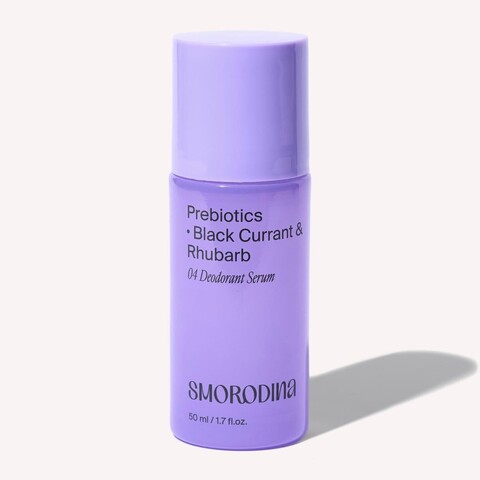 Дезодорант - сыворотка с пребиотиками Черная смородина и Ревень 50 мл | Smorodina