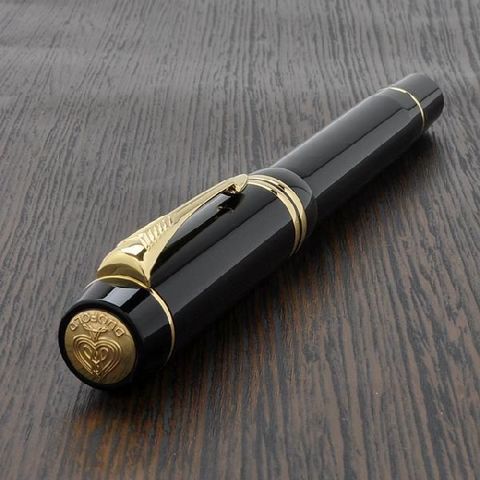 *Перьевая ручка Parker Duofold F77 Centennial, цвет: Black GT123