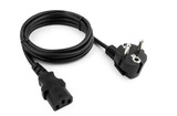 Кабель питания DEKON DR-307 10A-250V угловая евровилка 1,5 м. 3G 0.75 кв/мм