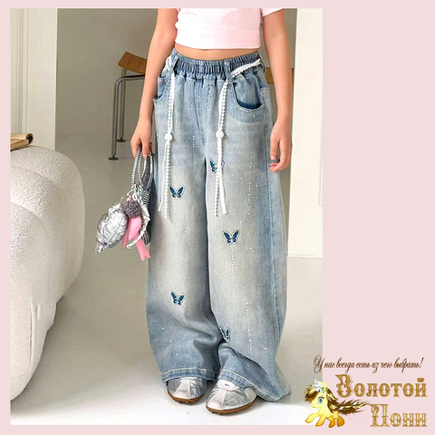 Джинсы девочке (1-7) 251220-GNK01