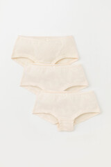 трусы/ уп  для девочки  К 1964-3уп/сливки