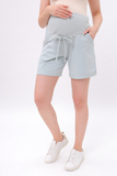 Шорты для беременных 15805 серо-голубой