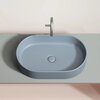 Ceramica Nova Element CN6048MHL Умывальник чаша накладная овальная, 60.8x38.5, цвет: серо-голубой матовый