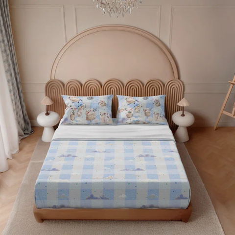 Пододеяльник барашки boom Mollen жемчужно-белый