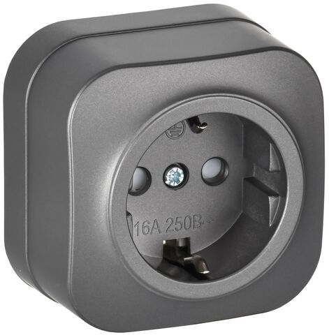 GLORY Роз. с з/к/ш о/у 16А РСш20-3-ХСм сталь м. IEK