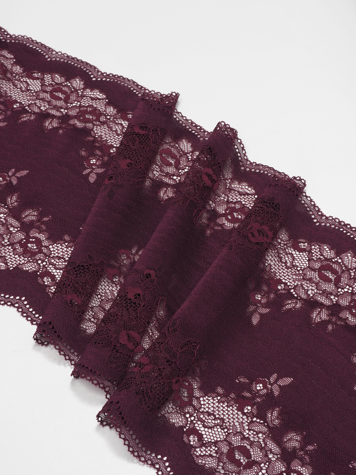 Эластичное кружево для белья слива ширина 23 см