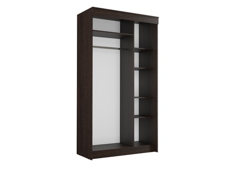 шкаф-купе НИКОЛЬ-2 (венге/лиственница светлая) 1,17 м