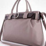 Сумка Саломея 2006 наппа тауп + шоколад