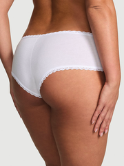 STRETCH COTTON ЧИИКИ С КРУЖЕВНОЕ ТЕСЬМОЙ