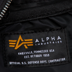 Сумка Alpha Industries Nylon Messenger Bag Black (Черный)