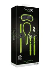 Набор для БДСМ Bondage Kit #1 с неоновым эффектом - 