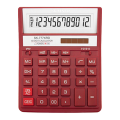 
          Калькулятор настольный SKAINER 12 Bit, LCD, 20*15.7*3.2 см, красный