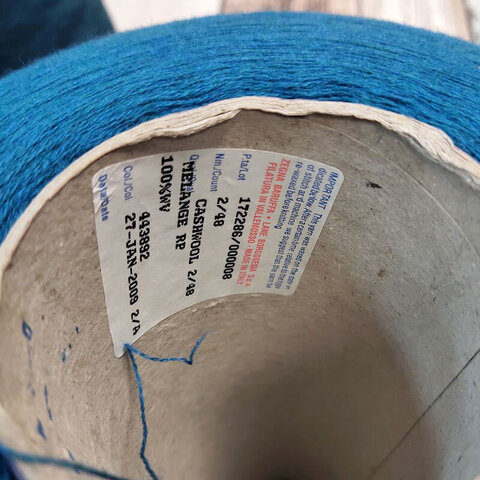 Меринос ZEGNA BARUFFA / CASHWOOL 2/48 синий морской