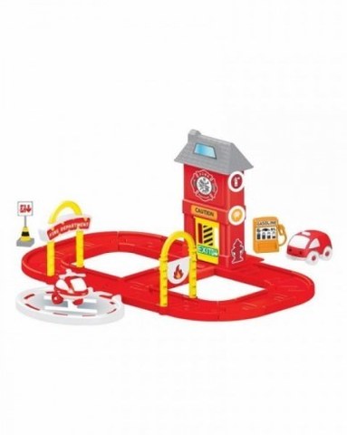 Игровой набор Dolu пожарная станция с круговой дорогой DL_5150