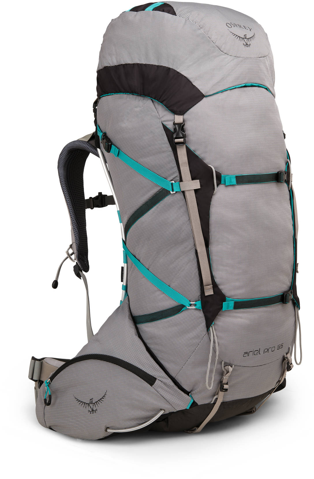 Туристические рюкзаки Рюкзак Osprey Ariel Pro 65 Voyager Grey Ariel_Pro65_S18_Side_Voyager_Grey_web.jpg