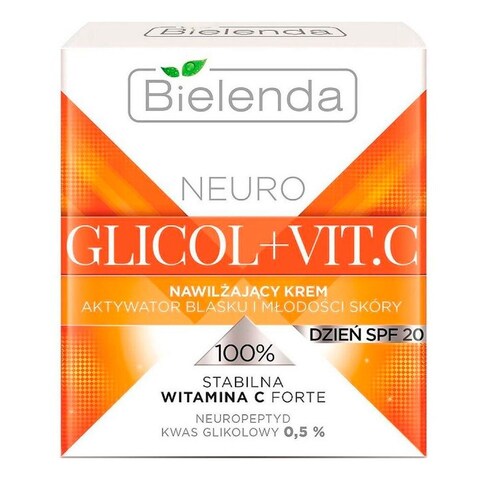 NEURO GLICOL + VIT. C Увлажняющий крем активатор блеска и молодости кожи SPF 20 дневной 50 мл