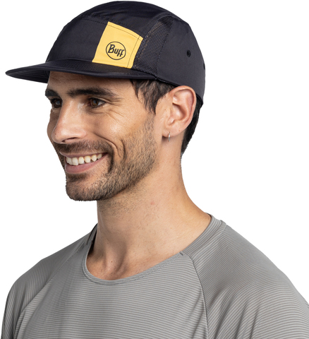 Кепка Buff 5 Panel Go Cap Logo Black фото 2