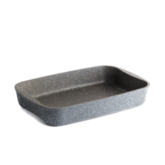 Противень утолщенный 365*260*55 Серый гранит