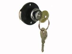 Замок врезной мебельный 201 20мм с ответной планкой Аллюр