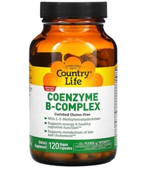 Country life, Комплекс коэнзимов группы B, 120 веганских капсул