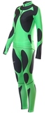 Детский раздельный лыжный гоночный комбинезон NordSki Premium Black-Green