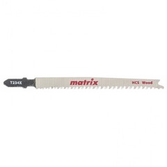Полотна для электро лобзика по дереву, 3 шт, T234X, 90 x 2-3 мм, HCS Matrix, 78217