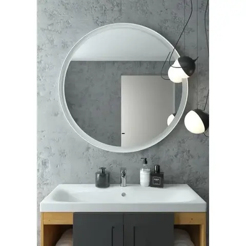 Зеркало с подсветкой ART&MAX Napoli AM-Nap-1000-DS-F-White