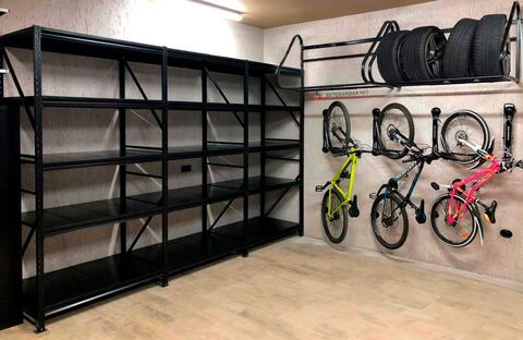 Металлические стеллажи для гаража