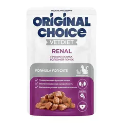 Original CHOICE VETDIET Renal консервы для взрослых кошек профилактика болезней почек 85 гр
