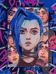 Картина по номерам Аркейн Коллаж